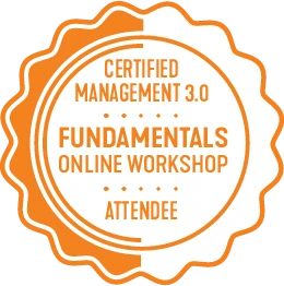 Selo M3.0, Management 3.0 Fundamentals, Management 3.0 · Online Workshop
