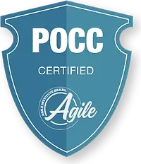 Selo POCC, Professional OKR Coach Certified, Agile Institute Brazil
